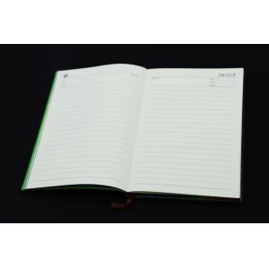 Purple Soft Cover Pocket Notebook PU Leather Material With 100 Gsm Cream Pages