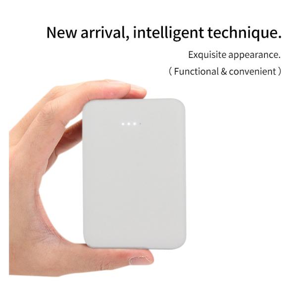 5000mAH Mini Portable Power Bank with Dual USB Port and Woven Parttern