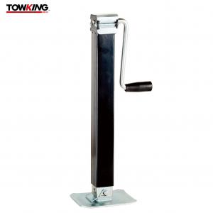 China 7000LBS Square Tube Trailer Jack Stands Sidewind With Drop Leg 15 + 12 Lift on sale