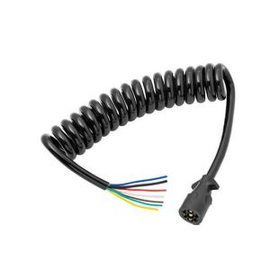  Waterproof Spiral Extension Cord 15 Feet Multi Color TPU TPE Jacket Manufactures