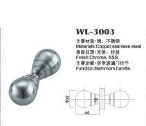  shower door hardware shower door knob WL-3003 Dia.32x44mm glass door handle Manufactures