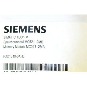  Siemens Simatic MC521 2MB 6DD1610-0AH3 Programmable Circuit Board Manufactures