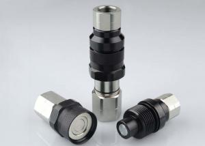  Thread Locked Type Flush Face Hydraulic Quick Couplers LSQ-VEP Black Zinc Nickle Plated Manufactures