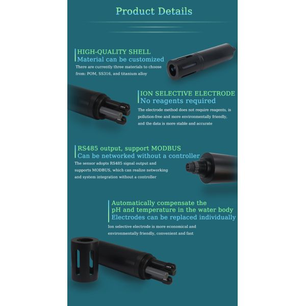 Aquarium Digital Ammonia Meter PH Ammonia NH3 NH4 Meter