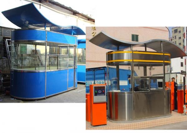 Quality Environmental Luxury Sentry Box , Portable Security Guard Booths water proof for sale
