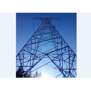  220KV Power Transmission Line Tower Customized Load And Wind Speed Manufactures