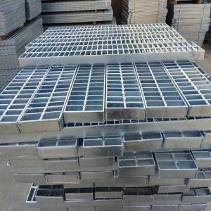 China Serrated Galvanized Steel Grating Trench Cover 305/30/100 on sale