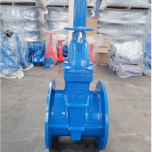 Red Gate Valve Extension Stem Manual Extended Stem Gate Valve