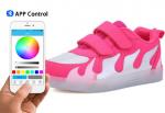 Skate Boys App Controlled LED Shoes Bluetooth Connection Light Up Sneakers For