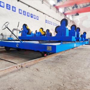 China Copper Coil Transfer Trolley Steerable Vehicle On Rails Cable Power Trolley 6 Ton on sale