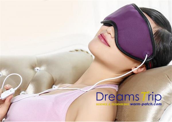 Quality 3D Health Medical Massage USB Far Infrared Heating Eye Mask for Eye Relief Stress Improve Sleep for sale