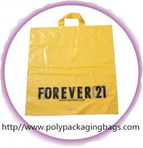  CPE / LDPE / HDPE Soft Loop Handle Bag , Custom Plastic Shopping Bags Manufactures