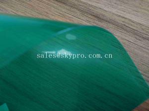 China Eco - Friendly Green High Glossy PVC Conveyor Belt / Smooth Clear PVC Sheet on sale