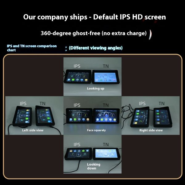 Creatall 7 Inch Portable Car MP5 Player for Bluetooth Hands-Free Wired/Wireless CarPlay & Android Auto Stereo Audio WAV MP3