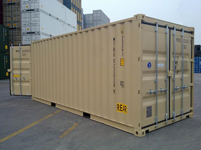20ft Dry Cargo Double Door Storage Container For Sea Transportation