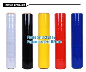  PE Colored Shrink Wrap Stretch Film, PE Mini Stretch Banding Film, industrial stretch plastic cast packaging film Manufactures