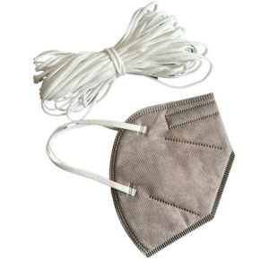  PP Non Woven PPE Earloop Elastic Cord For Face Mask White 3.5-5.0MM Manufactures