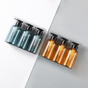  Shower Gel PET Cosmetic Bottles 300ml 500ml Plastic Bottle With Pump Dispenser Manufactures