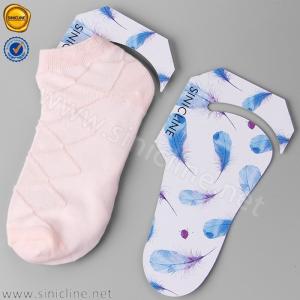  Retail 6cm*10cm Ankle Socks Paper Header Cards For Display Manufactures
