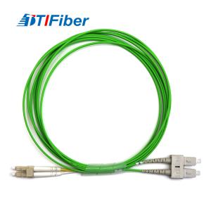 Lc-Sc Mm Dx Om5 Outer Green Jacket Duplex Fiber Optic Patch Cord Multimode Manufactures