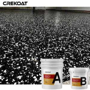 China Flake Epoxy Resin Concrete Paint Anti Slip Protection For Garage Flooring on sale