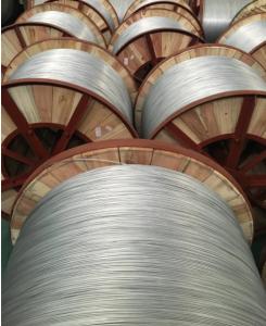  Silver Aluminium Clad Steel Wire For Carrier Cable , Wooden Drum Packed Manufactures