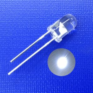 Buy cheap LED Light Emitting Diode 5mm 8000K White 30000mcd Super Bright Round Clear Lens from wholesalers