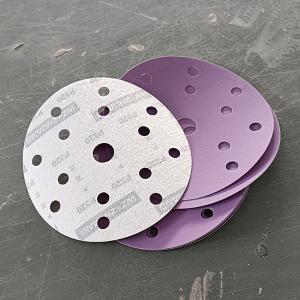 China 150mm 320 Grit Circular Sandpaper Disc For Auto Service Center  Round Abrasive on sale