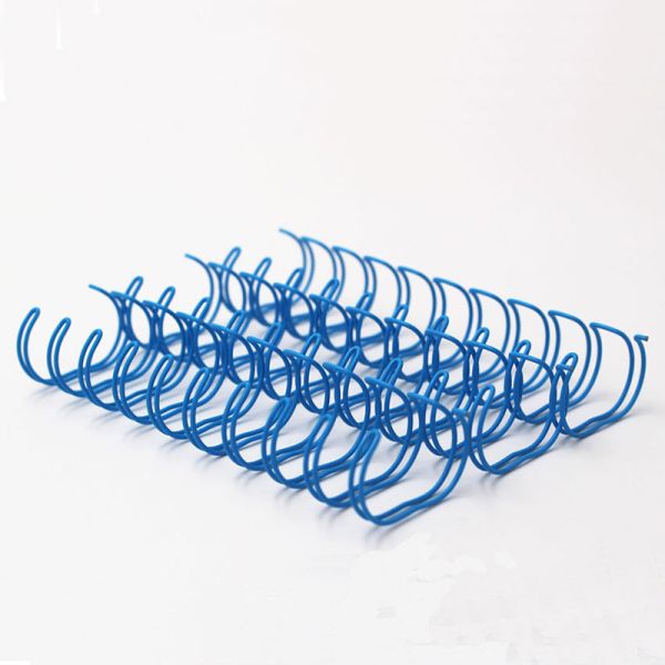 Electroplating Finished Metal Double Loop Binding 3/8 Inch Size For Paper