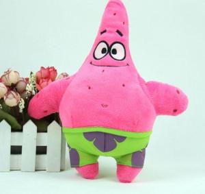 China Stuffed toys Spongebob Squarepants Dark Pink Patrick 6'', Plush toys,Toy animal on sale