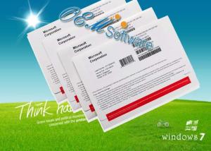 China Microsoft Windows 7 Professional 64 Bit Box / Windows 7 Coa Sticker on sale