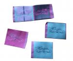 Durable Woven Neck Labels for lady clothing personized size color shrink proof