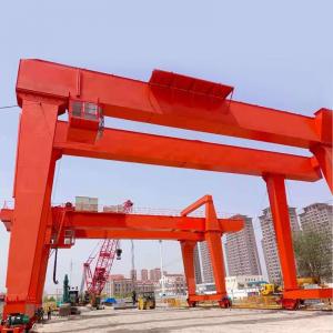  MG Box Type Gantry Crane Double Main Girder Gantry Lift With Trolley Manufactures