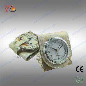  Folding mini fancy desk alarm clock and travel alarm clock with moscow building printed Manufactures