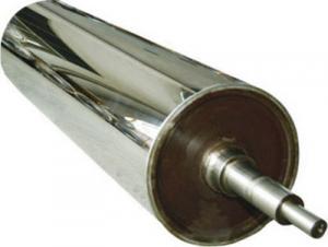  Wear Resistance Chrome Long Mirror Roller For Leatheriod , Paper , Glass , Textiles Manufactures