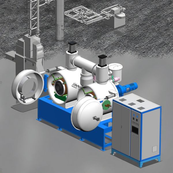 OEM Silicon Oxide Vacuum Sublimation CVD Furnace 1500 Degree For SiO2 Purification