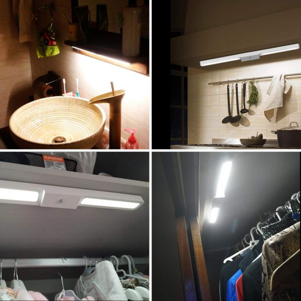 50LM 2.5W Battery Powered Led Motion Sensor Light / Rechargeable Led Cabinet Light