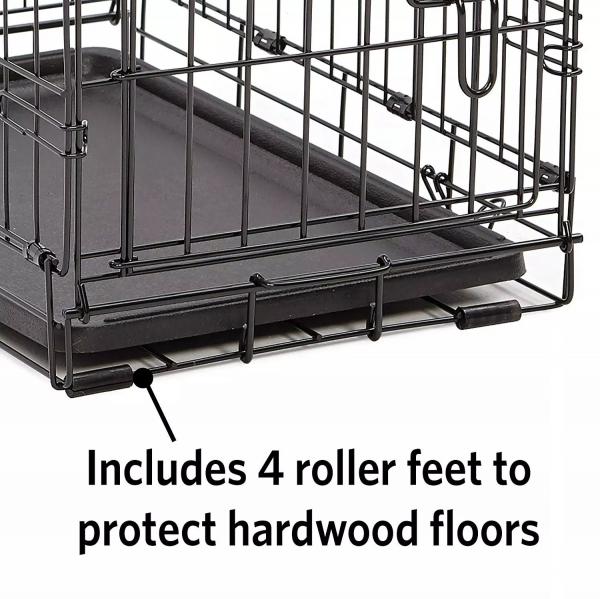 ISO9001 All Seasons 46cm 3.2kgs Metal Dog Crates Fold & Carry