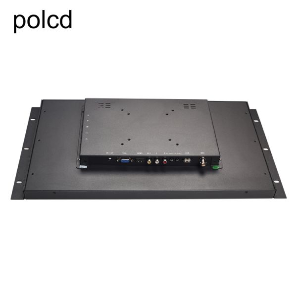 PC Metal Frame Rack Mounting Open Frame Resistive Touch Monitor 18.5" Industrial Panel