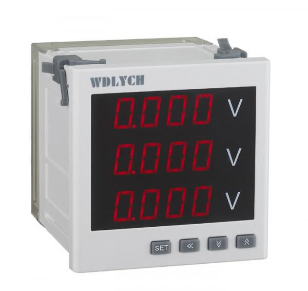 Quality Input 0-100V Programmable Digital Electric Meter 120*120mm Standard PT Connected for sale
