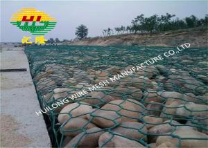 China Galfan Coated Gabion Box Wire Mesh River Protection 60*80mm on sale