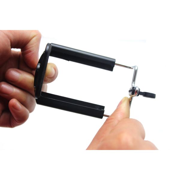 Handheld Stick Monopod With Smartphone Holder For iPhone Samsung With 1/4 Screw Hole