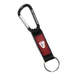 China PVC Rubber Label Custom Carabiner Keychain Clips Environmental Protection on sale
