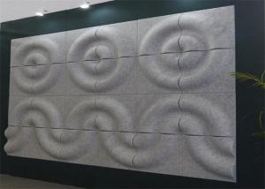  Flame Retardant 3d Acoustic Wall Panels Noise Absorbing Wall Art Heat Insulation Manufactures