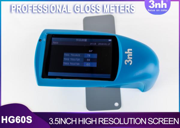 Quality TFT 3.5 Inch Display 3NH Paint Printing Inks Professional Gloss Meters HG60S  Under CIE C Light Source for sale