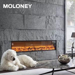China 2000mm Wall Mount Electric Fireplace Digital LED Flames on sale