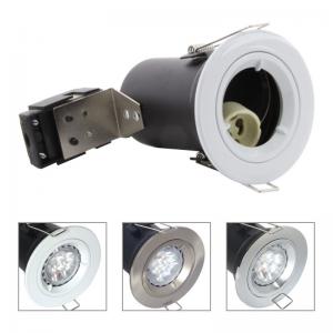 Die Cast Aluminium GU10 Fixed Fire Rated Downlight - White Color