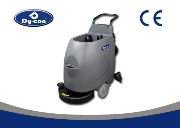 Quality Huge Tank Manual Electric Floor Brush Scrubber Dryer Machine Unique Compact Design for sale
