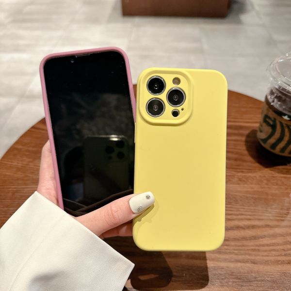 Soft Touch Liquid Silicon Mobile Cover Shockproof With Magsafe Silicone Case