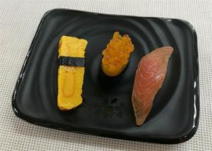  Japanese-style Rectangular Sushi Plate Black Melamine Dinnerware Weight 264g Manufactures